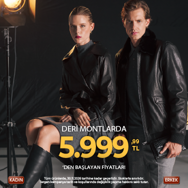 Deri Montlarda 5.999 TL'den Başlayan Fiyatlarla!