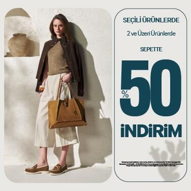 Yüzde 50 İndirim !