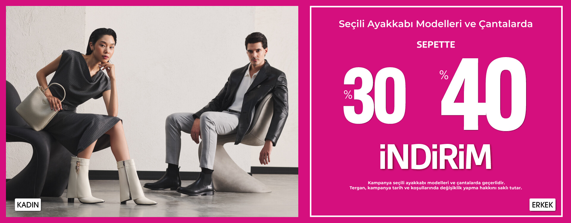 Sepette %30 ve %40 İndirim