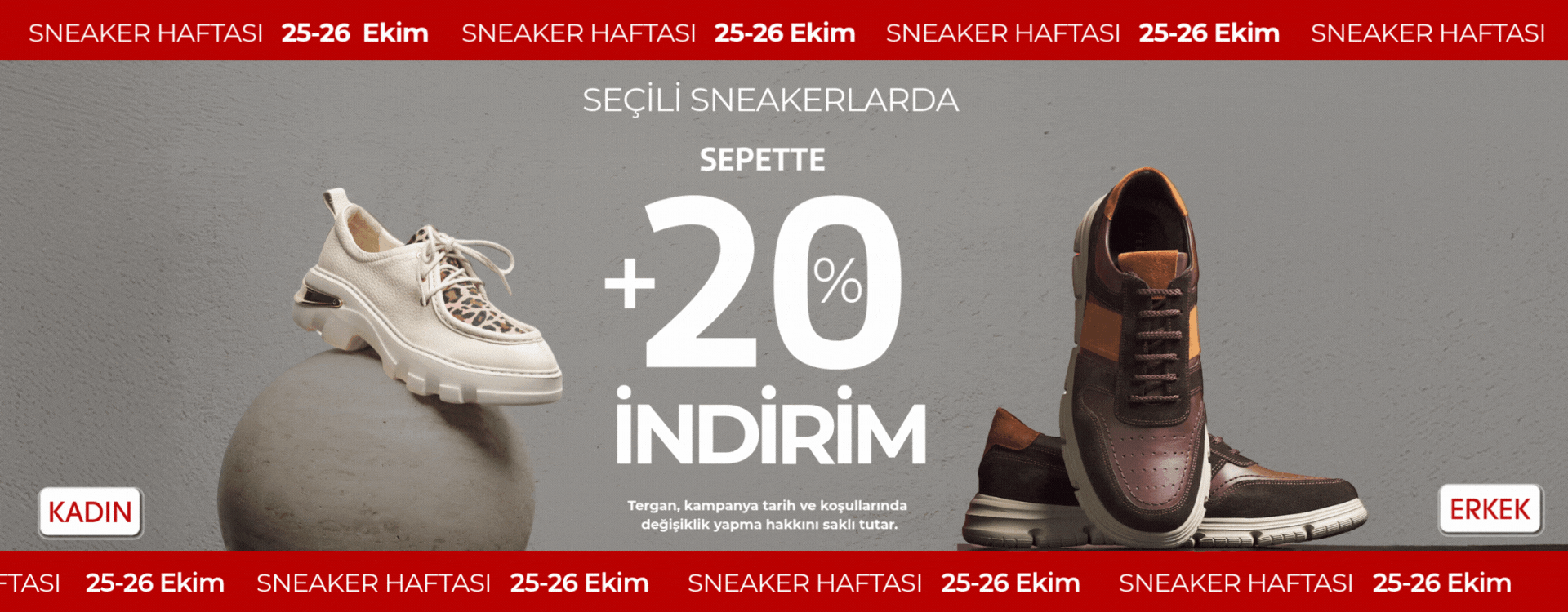 Sneaker %20 İndirim
