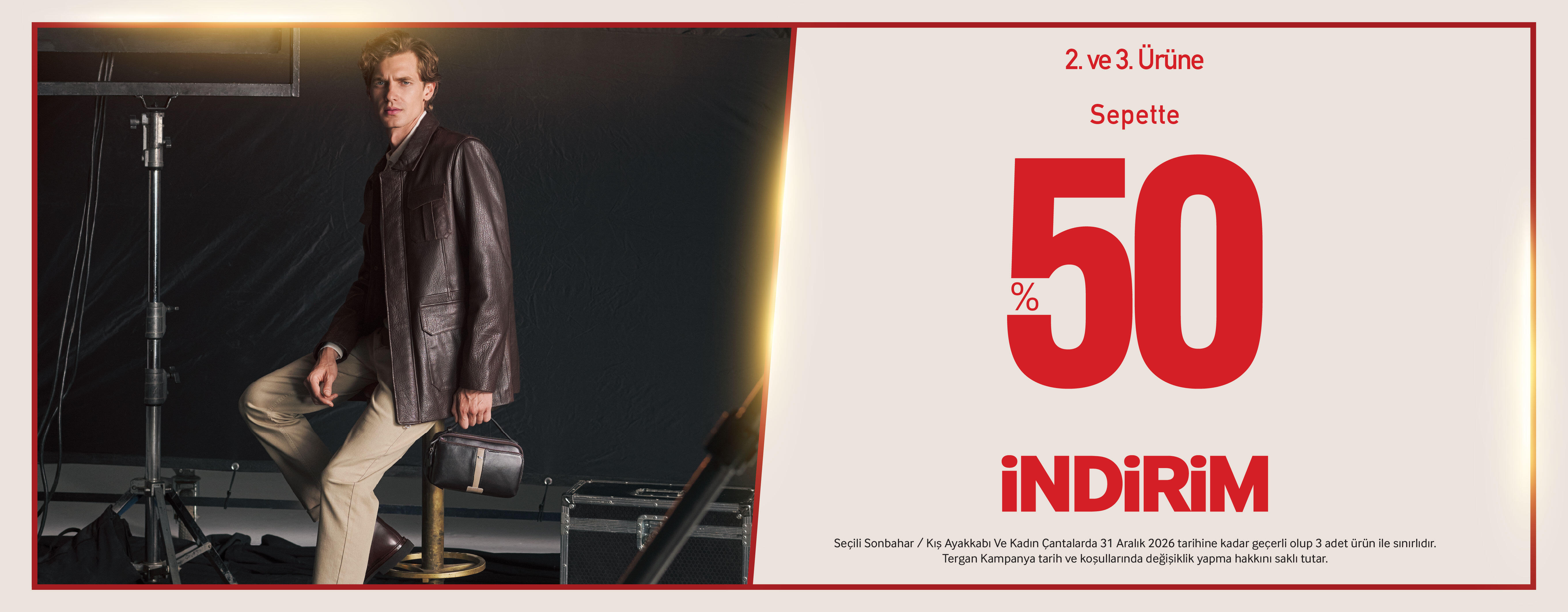 2. ve 3. Ürüne %50 İndirim