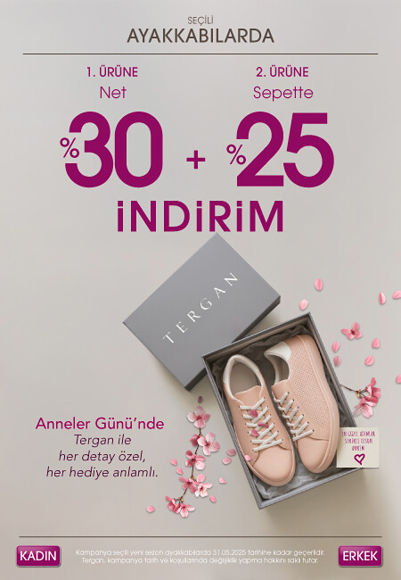 Yeni sezon % 30 indirim