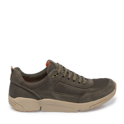 Antrasit Nubuk Deri Erkek Sneaker - E25I1AY57177-L35 - 3