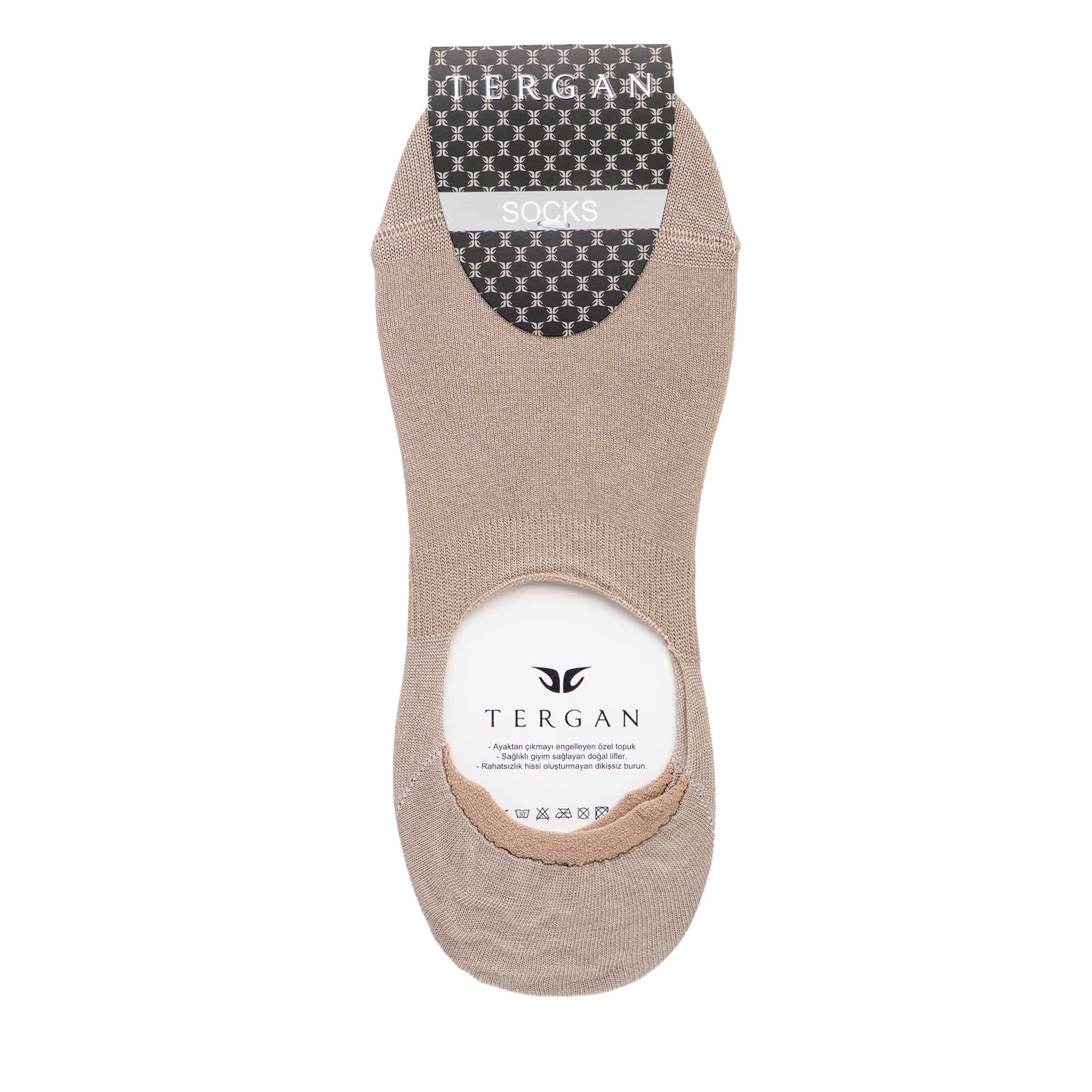 Bej Bambu Erkek Çorap - E26I1CR20319-D67
