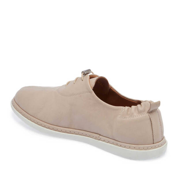 Bej Deri Erkek Casual Ayakkabı - E24I1AY56634-A25 - 2