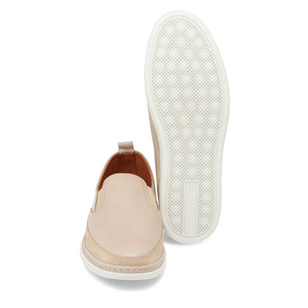 Bej Hakiki Deri Erkek Casual Ayakkabı - E25I1AY57266-A25 - 4