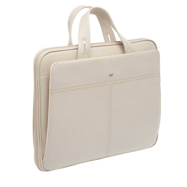 Bej Deri Erkek Evrak Çantası - S1EV00021269-P8S - 2