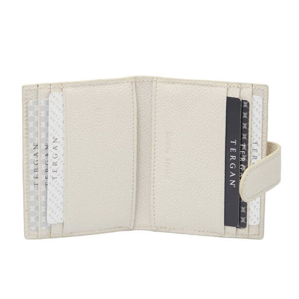 Bej Deri Erkek Kredi Kartlık - S1KK00001617-P8S - 2