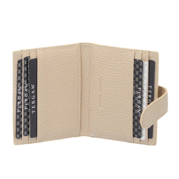 Bej Deri Erkek Kredi Kartlık - S1KK00001617-V4A - 2