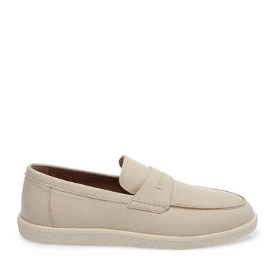  Bej Deri Erkek Loafer - E24I1AY56705-B19 - 3