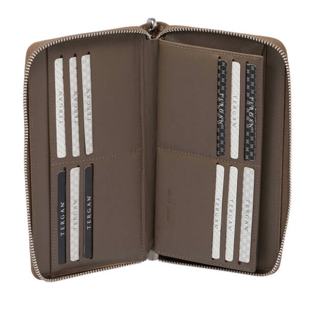 Bej Deri Erkek Portföy Çantası - S1PC00001667-B56 - 3