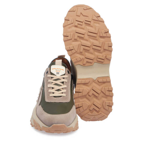 Bej Deri Erkek Sneaker - E23S1AY56387-A25 - 4