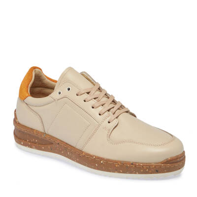  Bej Deri Erkek Sneaker - E23S1AY56472-A25 