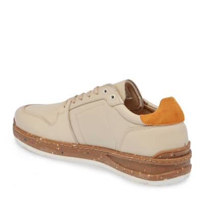  Bej Deri Erkek Sneaker - E23S1AY56472-A25 - 2