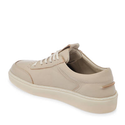  Bej Deri Erkek Sneaker - E24I1AY56669-D6P - 2