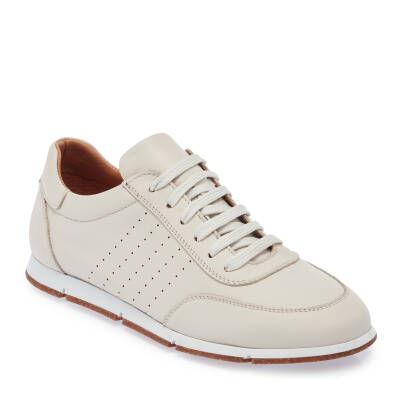  Bej Deri Erkek Sneaker - E24I1AY56684-A25 