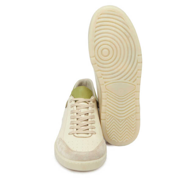 Bej Deri Erkek Sneaker - E24I1AY56687-A25 - 4