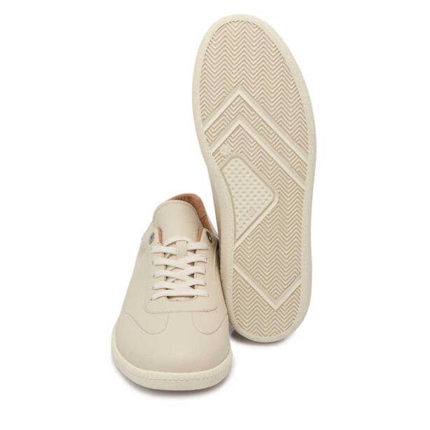 Bej Deri Erkek Sneaker - E24I1AY56704-B19 - 4