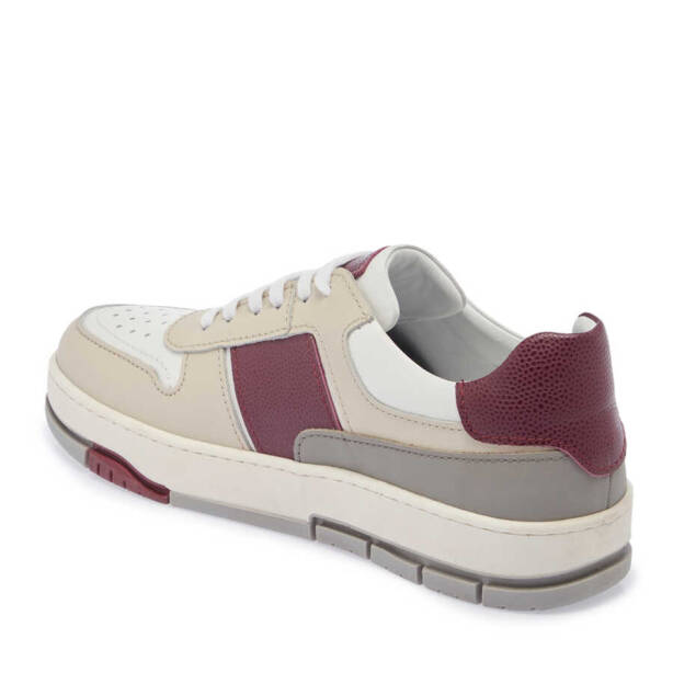Bej Deri Erkek Sneaker - E24I1AY56731-A25 - 3