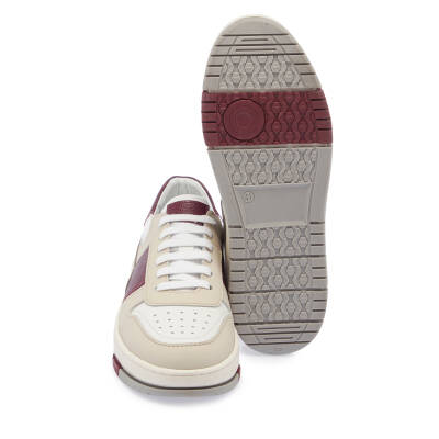  Bej Deri Erkek Sneaker - E24I1AY56731-A25 - 4