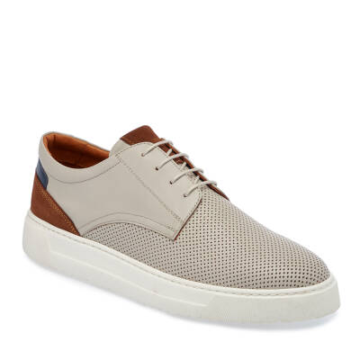 Bej Deri Erkek Sneaker - E24I1AY56732-A25 