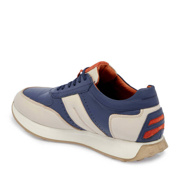 Bej Deri Erkek Sneaker - E24I1AY56818-A25 - 2