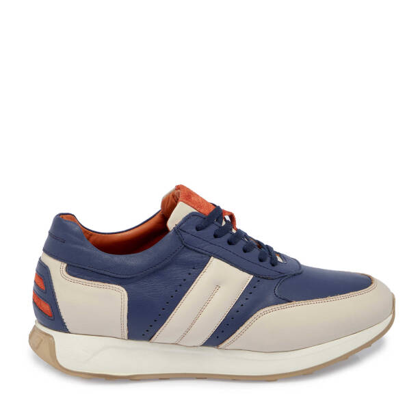 Bej Deri Erkek Sneaker - E24I1AY56818-A25 - 3