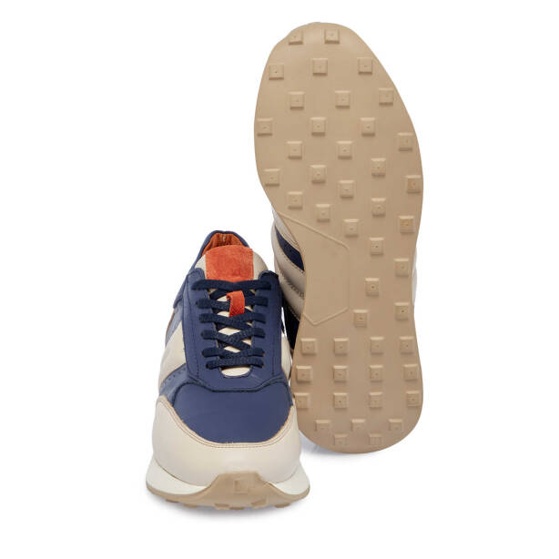 Bej Deri Erkek Sneaker - E24I1AY56818-A25 - 4