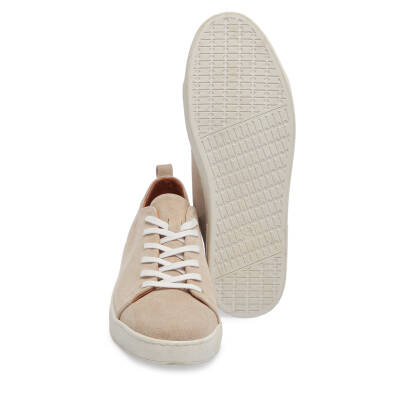  Bej Deri Erkek Sneaker - E24I1AY56830-B79 - 4