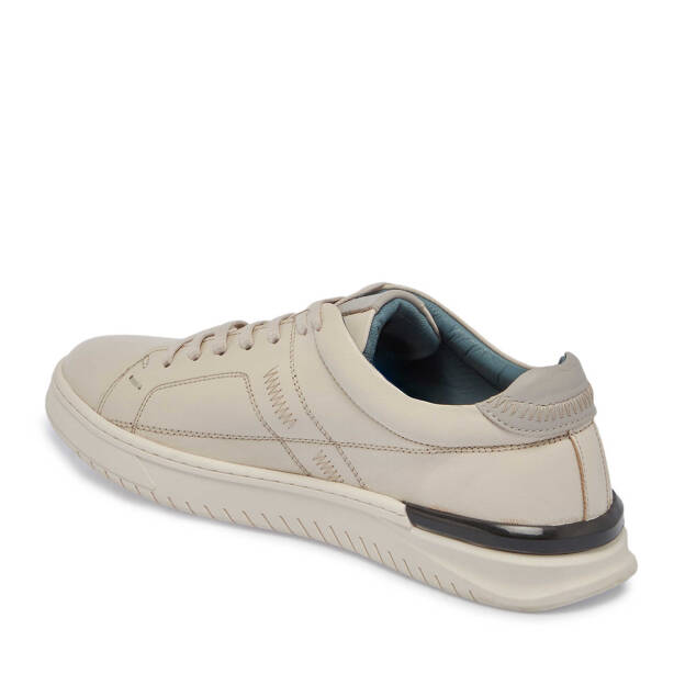 Bej Deri Erkek Sneaker - E24I1AY56835-A25 - 2