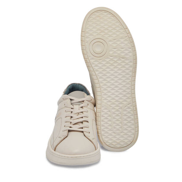 Bej Deri Erkek Sneaker - E24I1AY56835-A25 - 4
