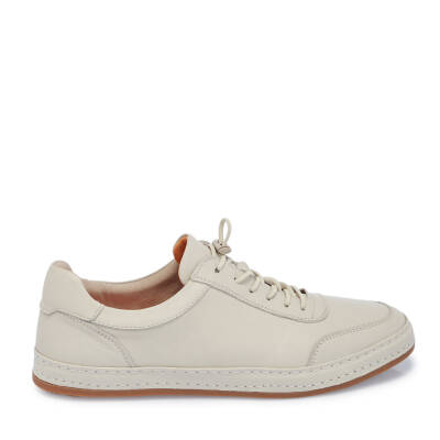 Bej Deri Erkek Sneaker - E25I1AY57179-A25 - 3