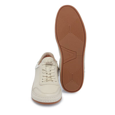 Bej Deri Erkek Sneaker - E25I1AY57179-A25 - 4