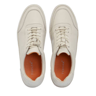 Bej Deri Erkek Sneaker - E25I1AY57179-A25 - 5