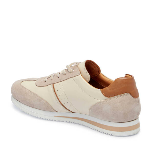 Bej Deri Erkek Sneaker - E25I1AY57277-A25 - 2