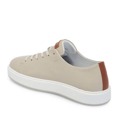 Bej Deri Erkek Sneaker - E25I1AY57319-A25 - 2