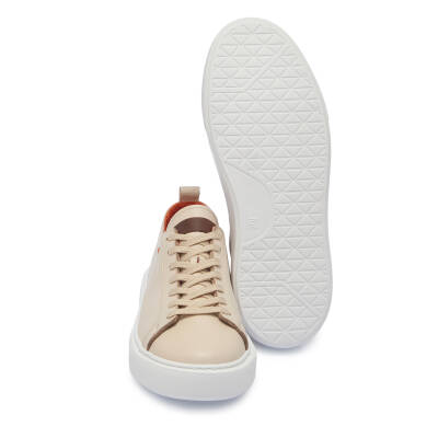 Bej Deri Erkek Sneaker - E25I1AY57348-B19 - 4