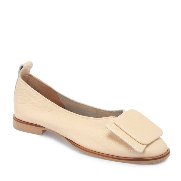 Bej Deri Kadın Babet - K24I1BB67118-Q5V - 1