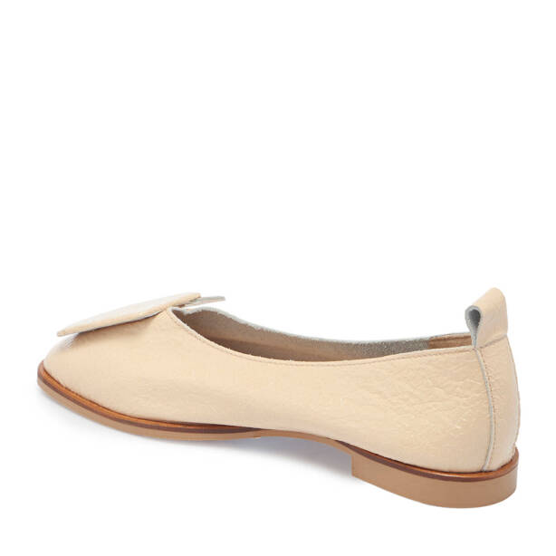 Bej Deri Kadın Babet - K24I1BB67118-Q5V - 2