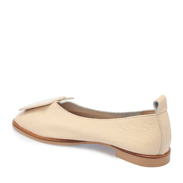 Bej Deri Kadın Babet - K24I1BB67118-Q5V - 2