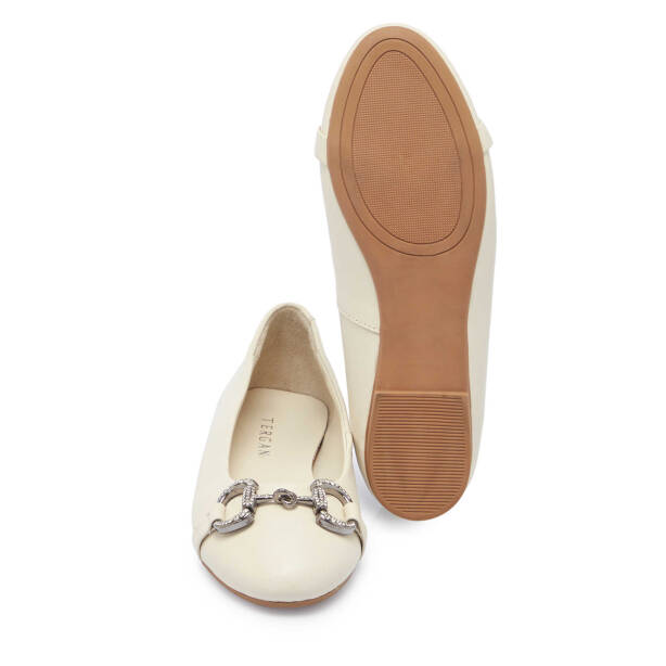 Bej Deri Kadın Babet - K24I1BB67452-A25 - 4