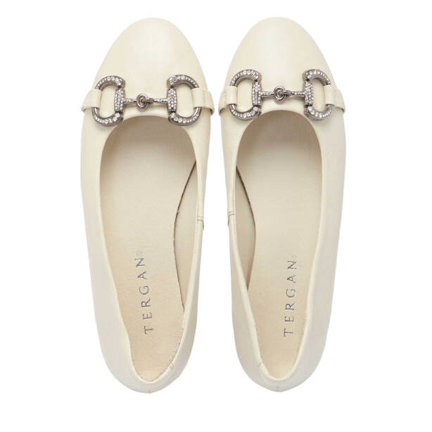 Bej Deri Kadın Babet - K24I1BB67452-A25 - 5