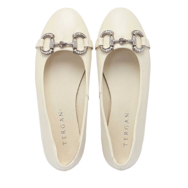 Bej Deri Kadın Babet - K24I1BB67452-A25 - 5