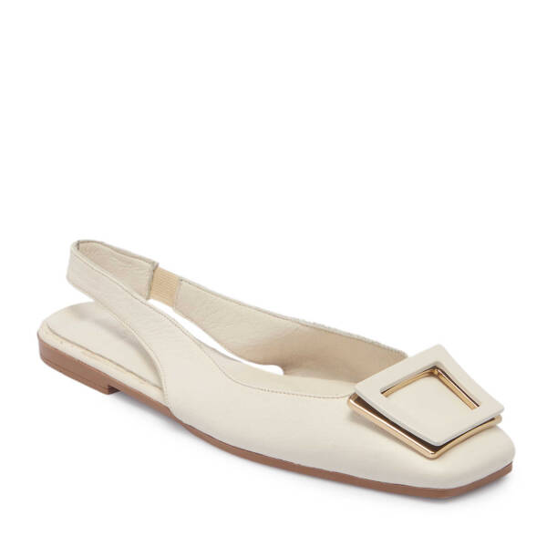 Bej Hakiki Deri Kadın Babet - K24I1BB67456-U2V - 2