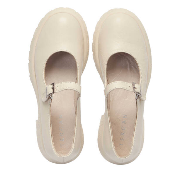 Bej Hakiki Deri Kadın Babet - K25I1AY67825-A25 - 5