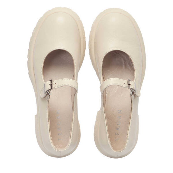 Bej Hakiki Deri Kadın Babet - K25I1AY67825-A25 - 5