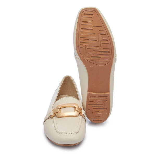 Bej Deri Kadın Babet - K25I1AY67846-A25 - 4