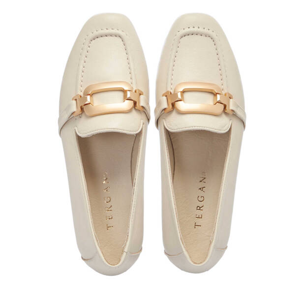 Bej Deri Kadın Babet - K25I1AY67846-A25 - 5