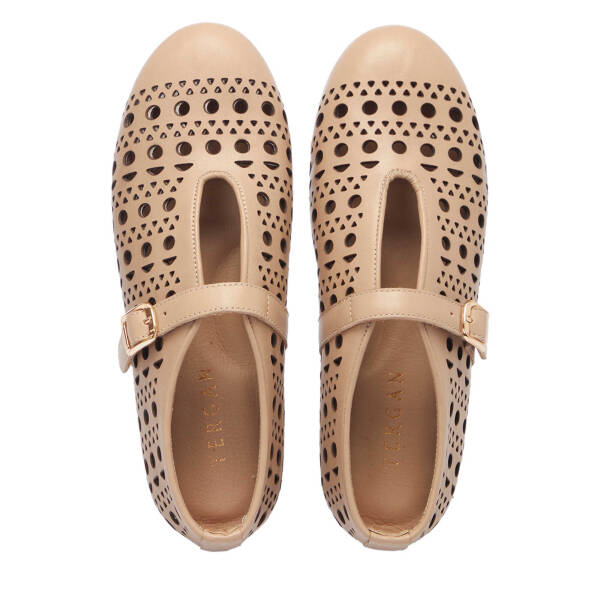 Bej Hakiki Deri Kadın Babet - K25I1AY67900-A25 - 5