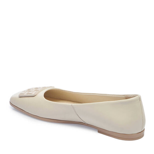 Bej Hakiki Deri Kadın Babet - K25I1BB67847-A25 - 3